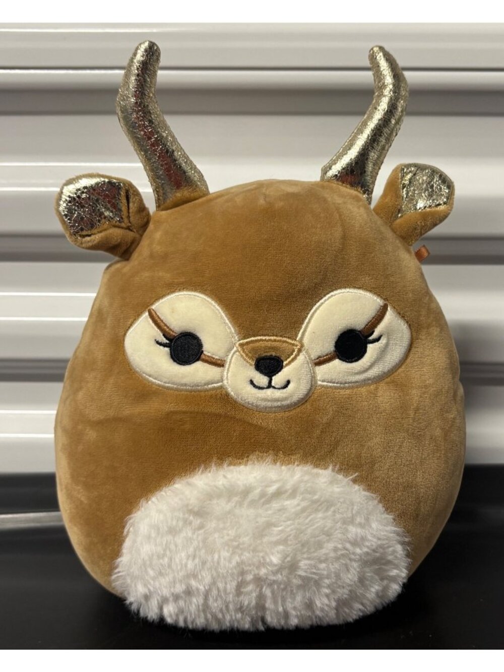 Squishmallows Kieli Antelope Deer Gold Antlers Plush Toy 12" Soft Stuffed Animal